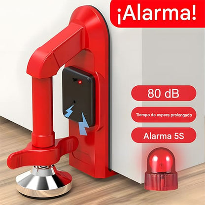 Tope de puerta con alarma que protege tu descanso donde estés 🔒🚪