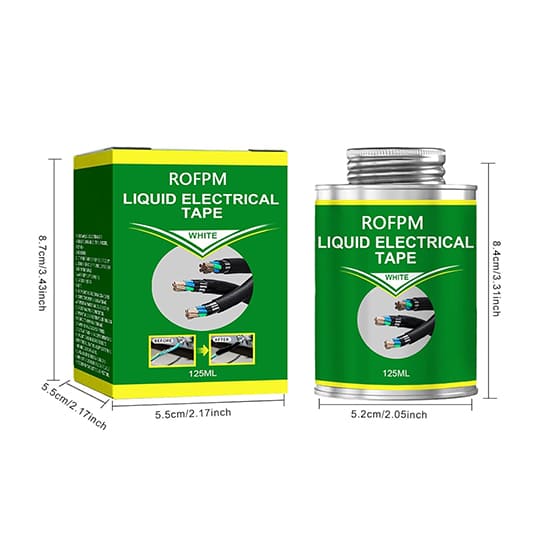 Cinta Eléctrica Líquida PRO 4.2 oz – Aísla, sella y protege en segundos ⚡🔌