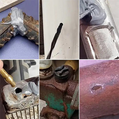 Pegamento AB metálico: une, sella y resiste hasta 200 °C 🌡️