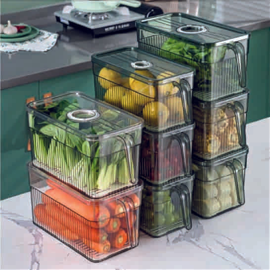 2X1 Cajas Organizadoras Multiusos para Refrigerador | Fresh Seal™
