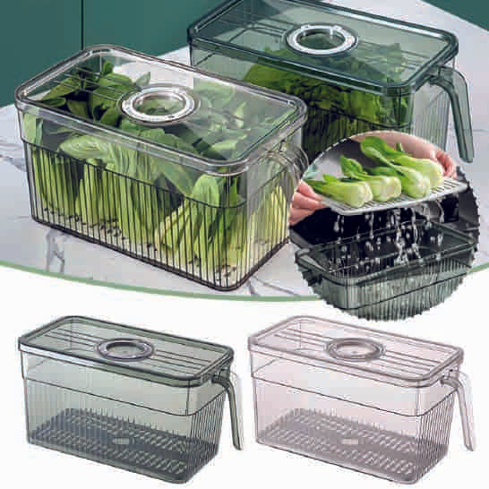 2X1 Cajas Organizadoras Multiusos para Refrigerador | Fresh Seal™