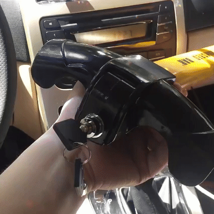 Bloqueo de Seguridad para Auto con Barra Tipo T | Antirrobo de Impacto Rápido y Potente