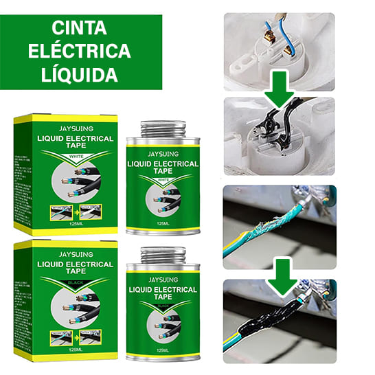 Cinta Eléctrica Líquida PRO 4.2 oz – Aísla, sella y protege en segundos ⚡🔌