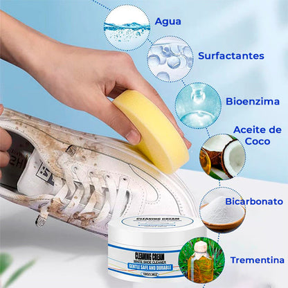Crema limpiadora y blanqueadora de zapatillas - White Shoes™