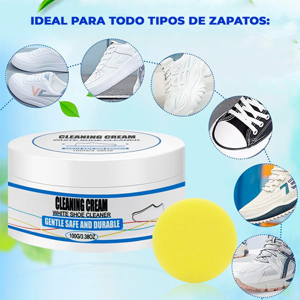 Crema limpiadora y blanqueadora de zapatillas - White Shoes™