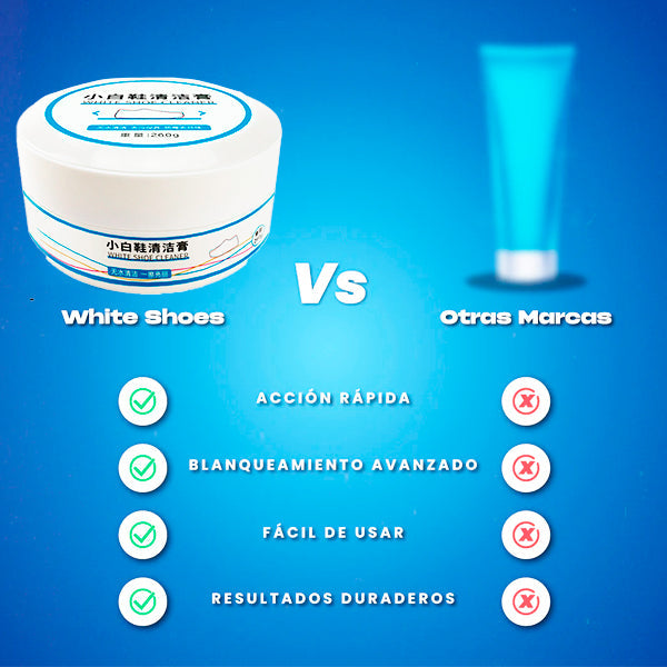 Crema limpiadora y blanqueadora de zapatillas - White Shoes™