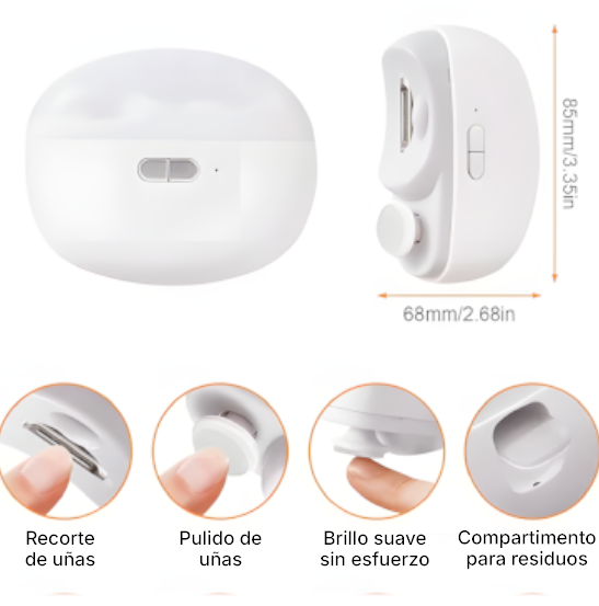 Cortaúñas Automático Recargable (Portátil y recargable)