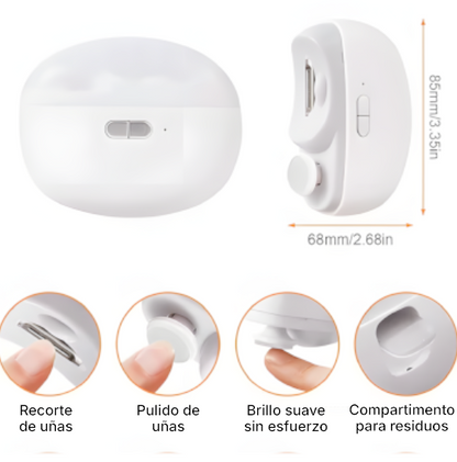 Cortaúñas Automático Recargable (Portátil y recargable)