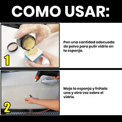 Polvo Pulidor de Ventanas para Vehiculo | Glass Polishing Powder™