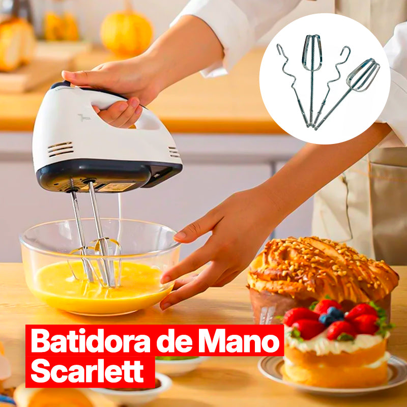 Batidora de Mano Scarlett | Potente, ligera y fácil de usar